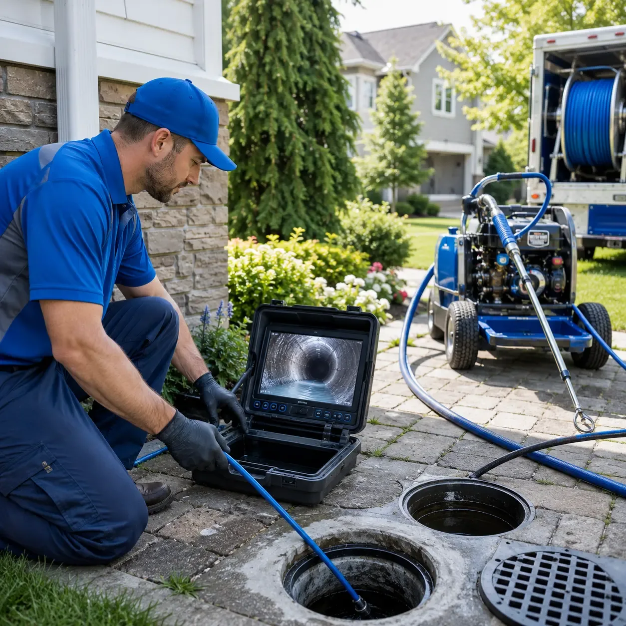 Outdoor drain cleaning professionals serving Lancing, TN