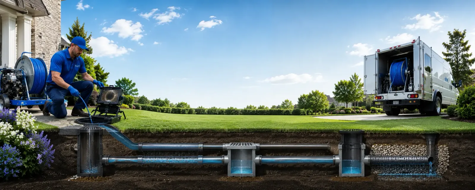 Outdoor drain cleaning information for Lancing, TN
