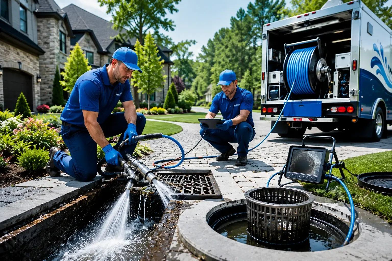 Local outdoor drain cleaning professionals in Lancing, TN